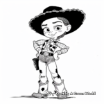 Jessie's Cowgirl-themed Birthday Party Coloring Pages 3
