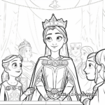 Joan of Arc’s Coronation Scene Coloring Pages 2