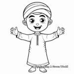Joyous Eid Mubarak Coloring Pages 4