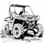 Kid-friendly Cartoon Four Wheeler Coloring Pages 4
