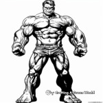 Kid-Friendly Cartoon Hulk Coloring Pages 4