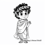 Kid-Friendly Cartoon Toga Coloring Pages 3