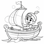 Kid-Friendly Columbus Day Coloring Pages 3
