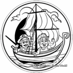 Kid-Friendly Columbus Day Coloring Pages 4