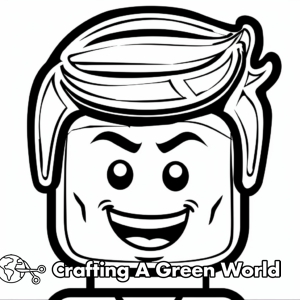 Lego Man Coloring Pages - Free &amp; Printable!