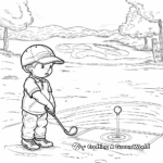 Kid-Friendly Miniature Golf Coloring Pages 3