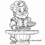 Kid-Friendly Renaissance Fairytale Characters Coloring Pages 4