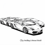Lamborghini Lineup Coloring Pages: From Classic to Modern 1