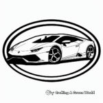 Lamborghini Logo Coloring Pages 4
