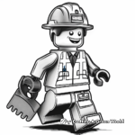 Lego Construction Worker Coloring Pages 2