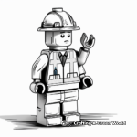 Lego Construction Worker Coloring Pages 3