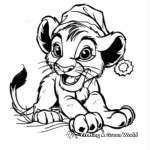 Lion King Christmas Version Coloring Pages 3