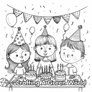 Happy Birthday Auntie Coloring Pages - Free &amp; Printable!