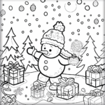Lovely New Year Celebration Coloring Pages 4