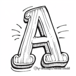 Lowercase Alphabet Coloring Pages 1