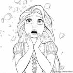 Magical Tangled Rapunzel Coloring Pages 2