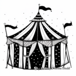 Majestic Carnival Tent Coloring Pages 2