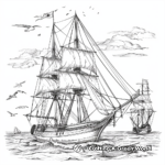 Maritime Scenes from the Victorian Era Coloring Pages 2