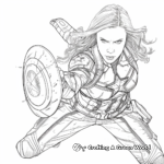 Marvel Superheroines: Detailed Coloring Pages for Adults 3