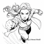 Marvel Superheroines: Detailed Coloring Pages for Adults 4