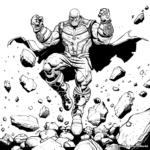 Marvel Villains: Detailed Thanos Coloring Pages 2