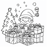 Merry Christmas Themed Coloring Pages 4