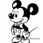 Mickey's Christmas Carol Coloring Pages 4