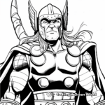 Mighty Thor in Different Costumes Coloring Pages 1