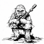 Mighty Wookies and Chewbacca Coloring Pages 2