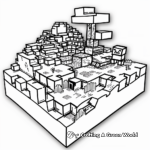 Minecraft Server Logo Coloring Pages 1