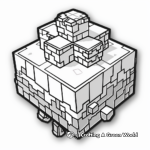 Minecraft Skin Logo Coloring Pages 1