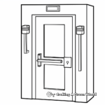 Modern Roblox Door Coloring Pages 3