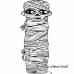 Monster Mummy Bundle Coloring Pages 2