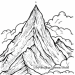 Mountain Top Transfiguration Coloring Pages 2