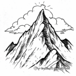 Mountain Top Transfiguration Coloring Pages 3