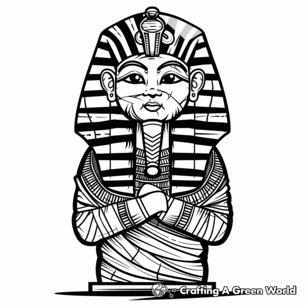 Pharaoh Coloring Pages - Free &amp; Printable!