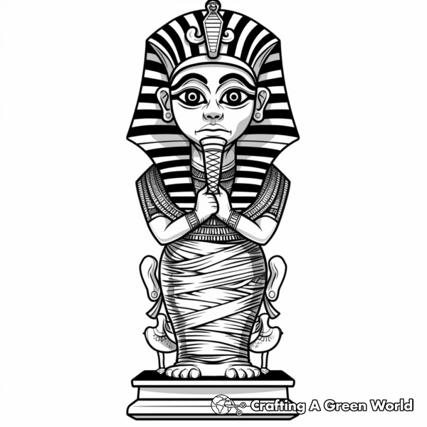 Pharaoh Coloring Pages - Free &amp; Printable!