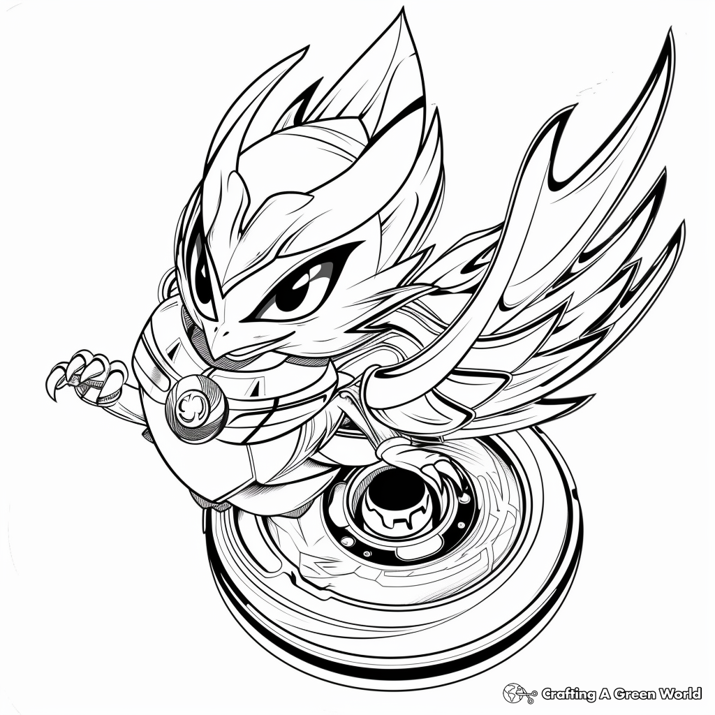 Free Printable Beyblade Coloring Pages For Kids Beyblade Coloring