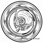 Mystic Phoenix Beyblade Coloring Sheets 4