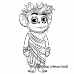 Mythological Creature in Toga Coloring Pages 2