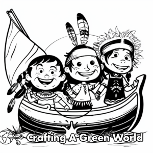Mayflower Coloring Pages - Free &amp; Printable!