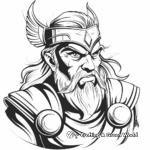 Odin, Thor's Father, Coloring Pages 3