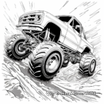 Off-Road Monster Truck Coloring Pages 2