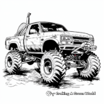 Off-Road Monster Truck Coloring Pages 4