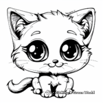 Playful Chibi Animals Coloring Pages 1