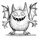 Playful Winged Monster Coloring Pages 3