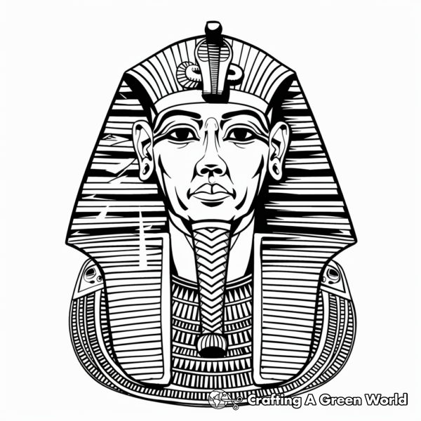 King Tut Coloring Pages - Free &amp; Printable!