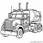 Pre-K Coloring Pages of Simple Vehicles 1