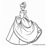 Princess Collection: Cinderella Coloring Pages 2
