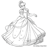 Princess Collection: Cinderella Coloring Pages 4